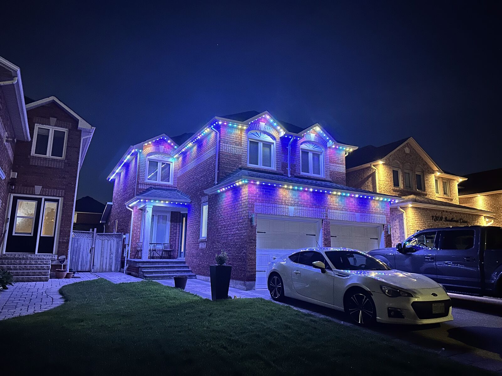 Blue Multi lighting scene